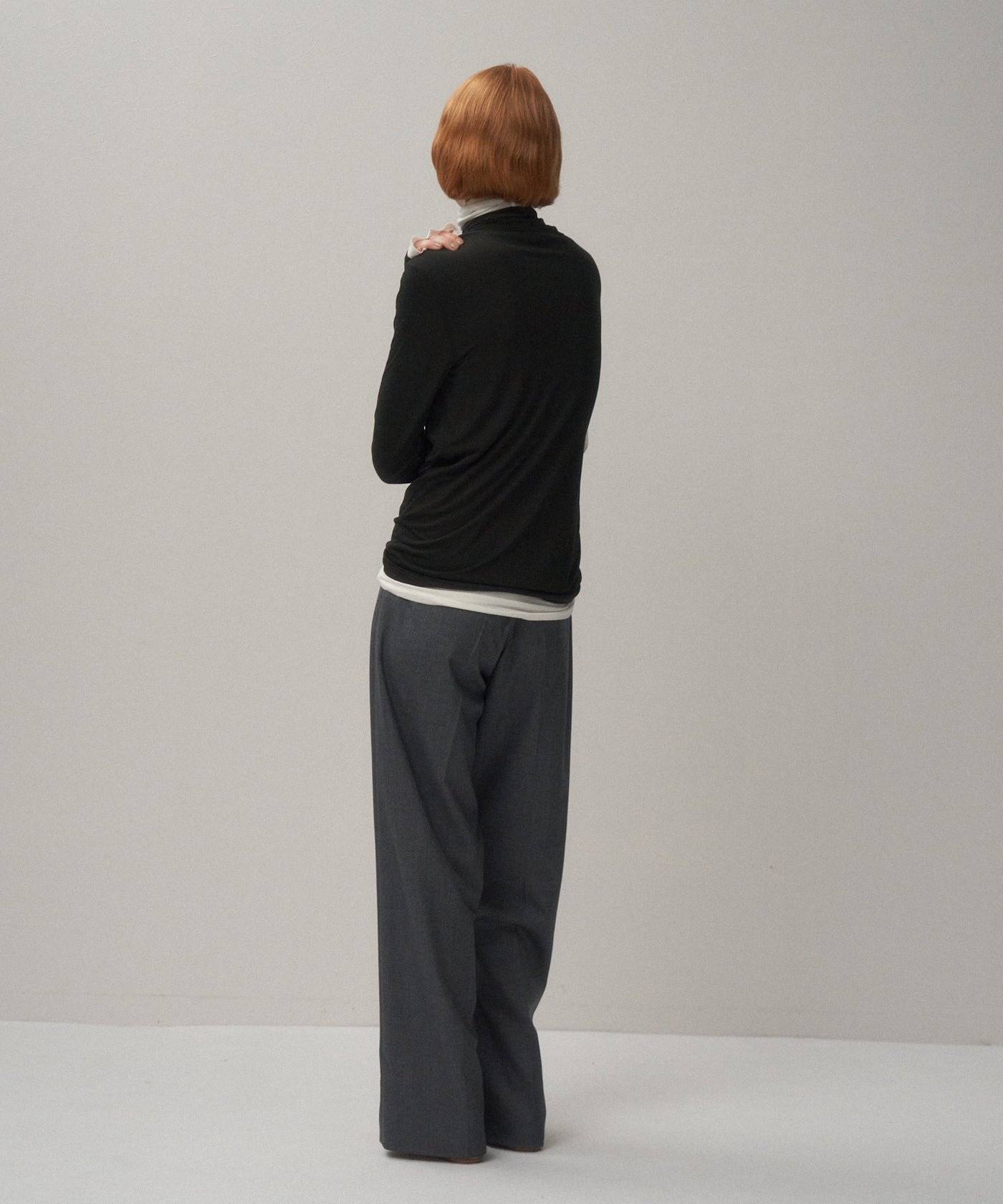 MODAL SILK JERSEY | TURTLENECK – ATON | エイトン