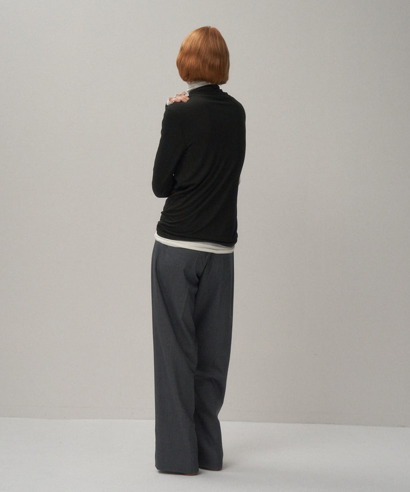 MODAL SILK JERSEY | TURTLENECK – ATON | エイトン