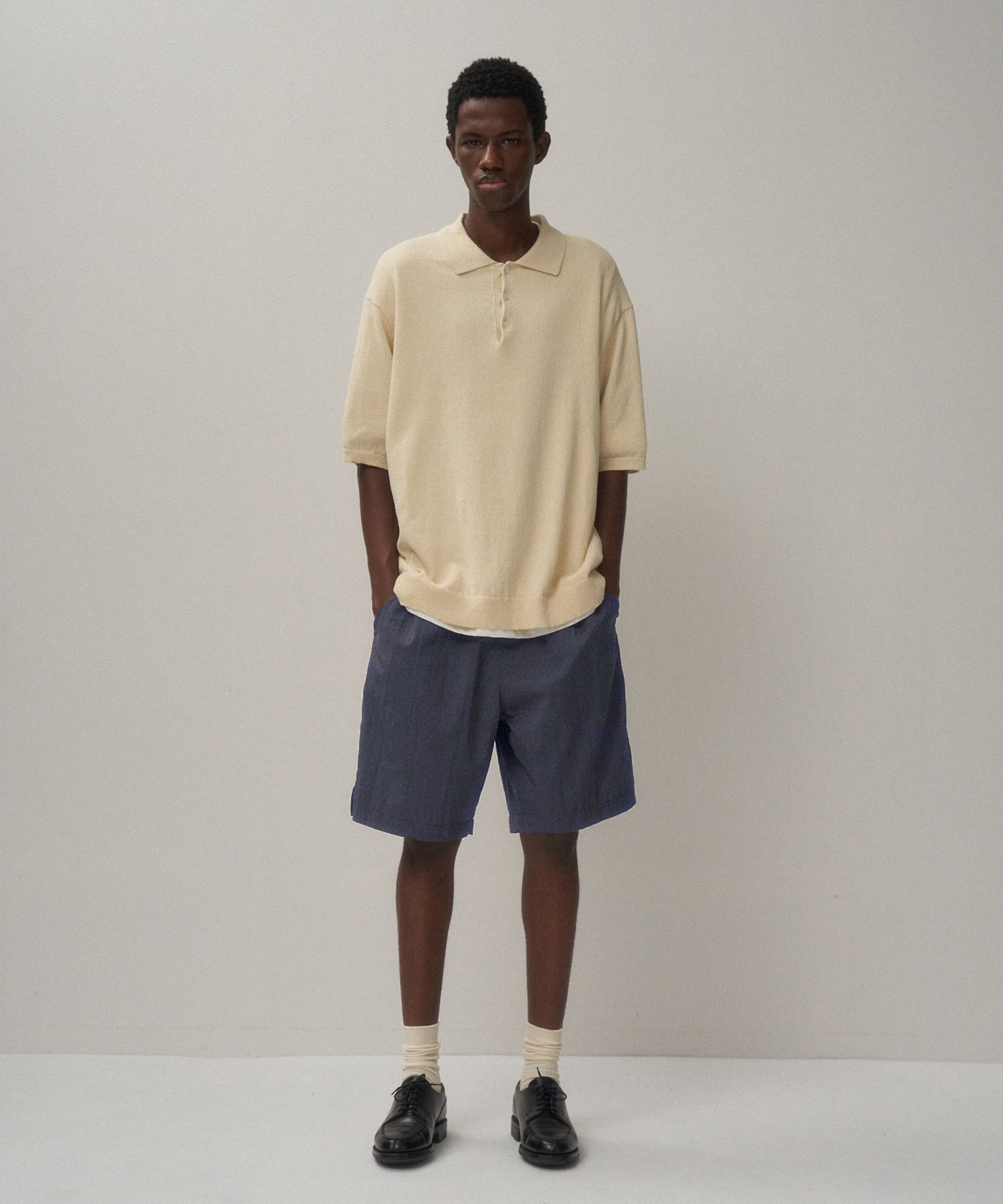 MAT AIRLY NYLON | WIDE SHORTS – ATON | エイトン