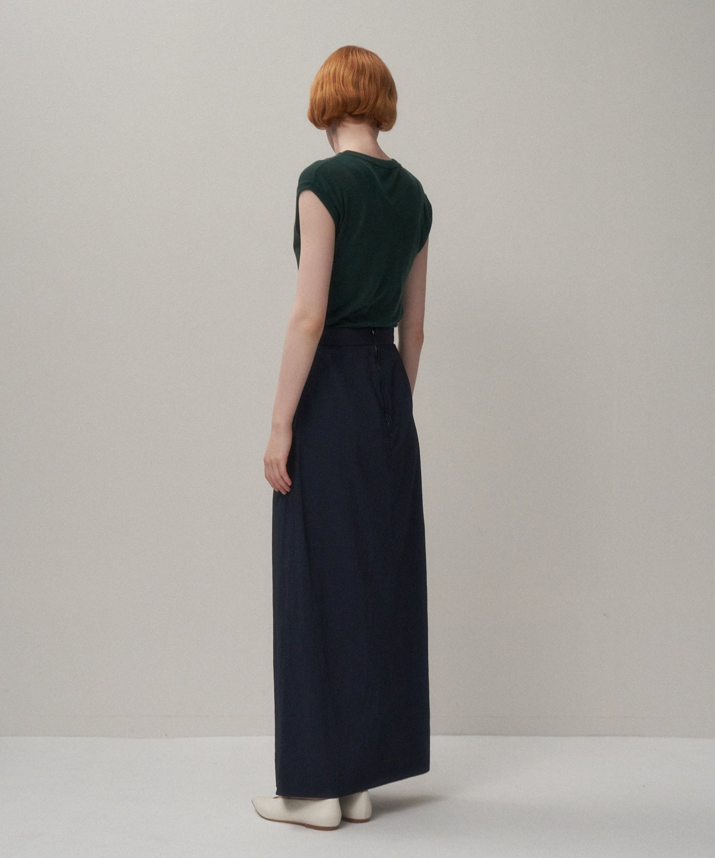 HAND DYED NYLON | WRAPPED SKIRT – ATON | エイトン
