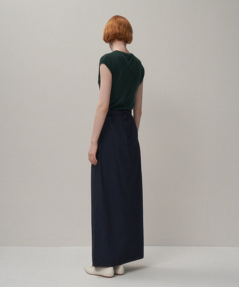 HAND DYED NYLON | WRAPPED SKIRT – ATON | エイトン