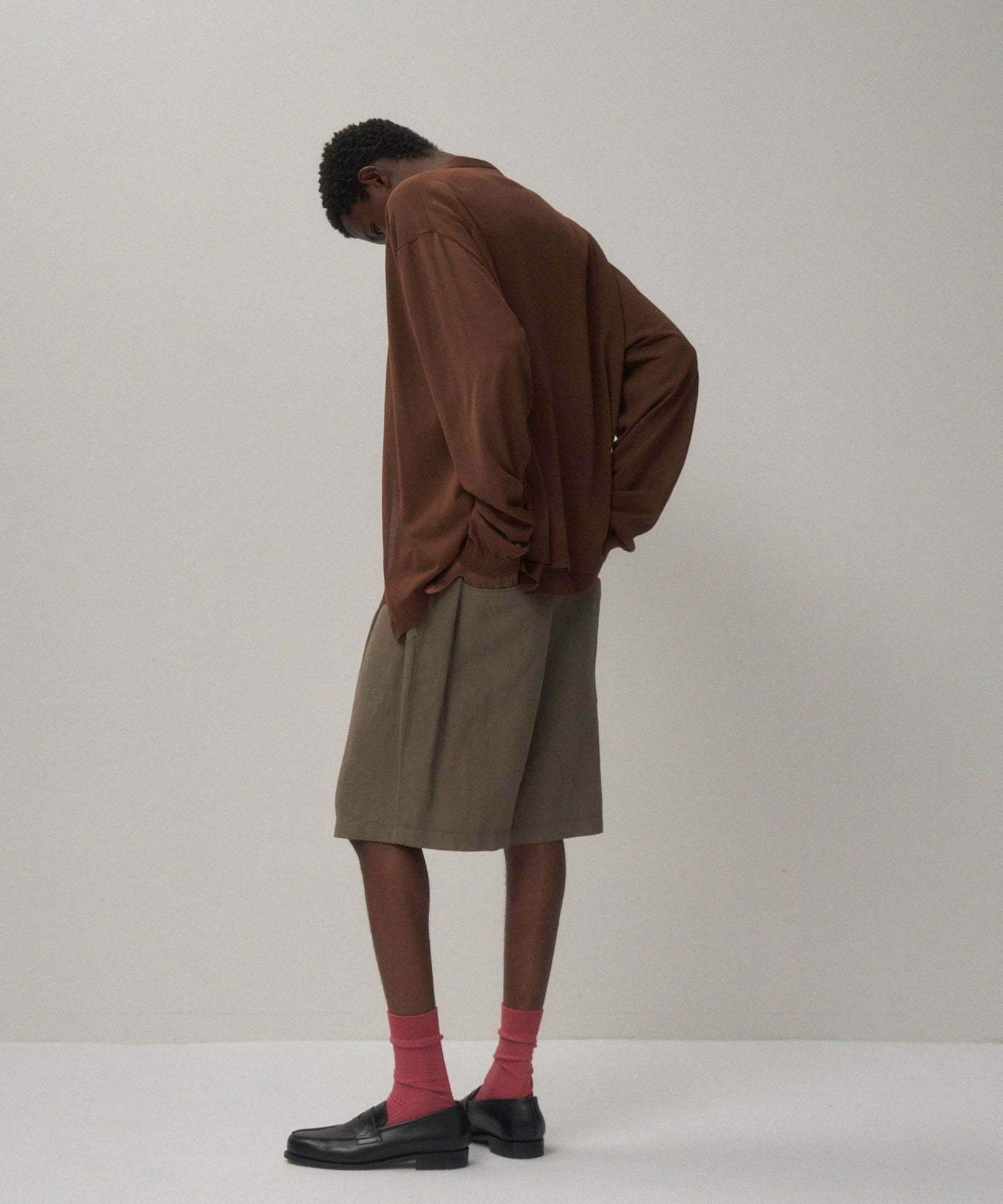 Fine Cotton Vネック カーディガン Fine Cotton Vネック カーディガン（ニット／セーター）｜Deuxieme