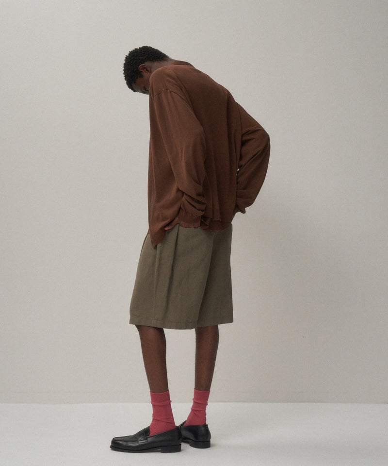 FINE ICE COTTON | V-NECK CARDIGAN – ATON | エイトン