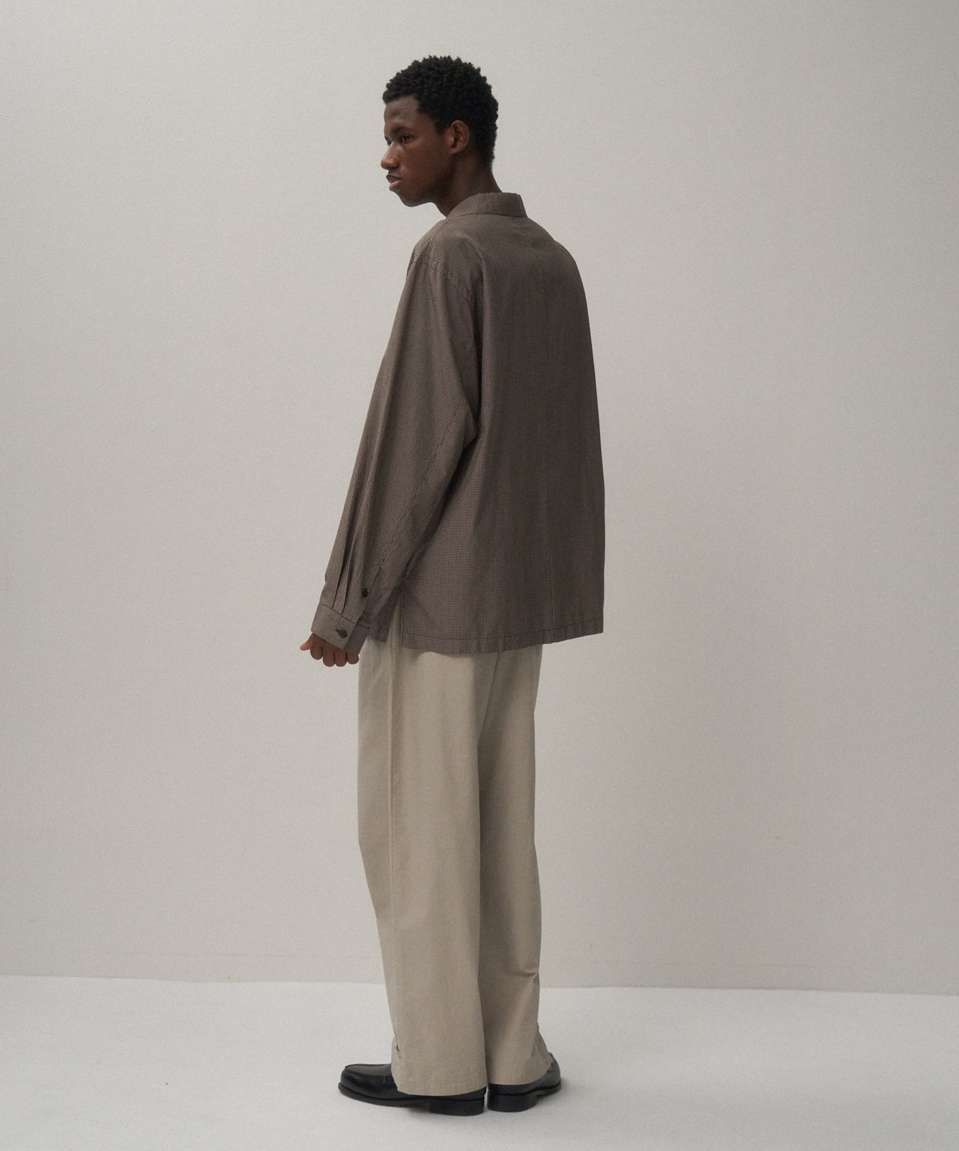 LIGHT TC GABARDINE | WASHED WIDE PANTS – ATON | エイトン