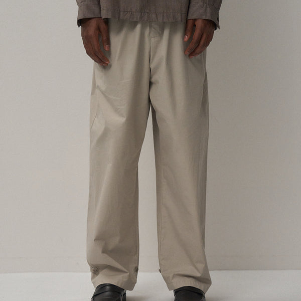 LIGHT TC GABARDINE | WASHED WIDE PANTS – ATON | エイトン