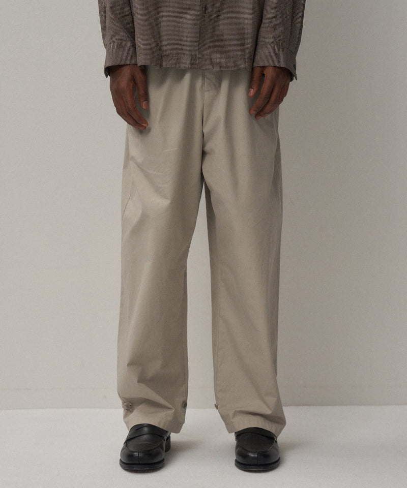 LIGHT TC GABARDINE | WASHED WIDE PANTS – ATON | エイトン