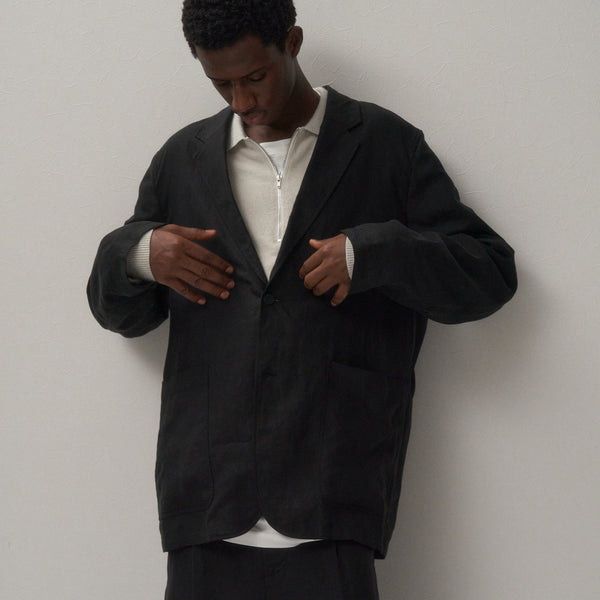 SILK LINEN MIXING | TAILORED JACKET – ATON | エイトン