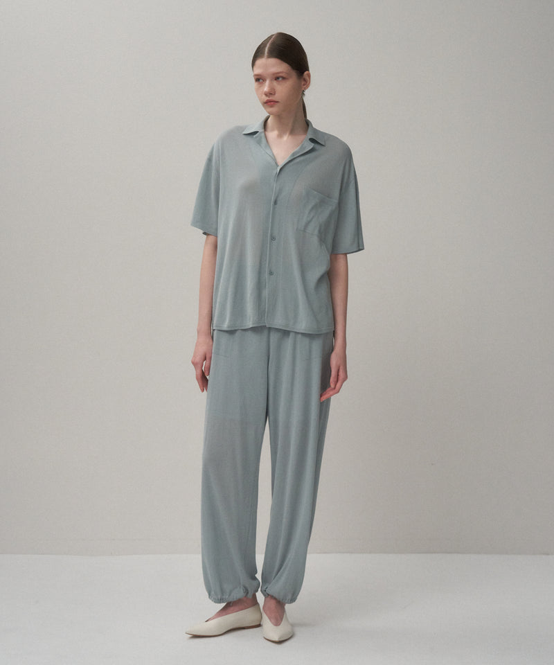 HIGH TWIST COTTON | WIDE EASY PANTS – ATON | エイトン