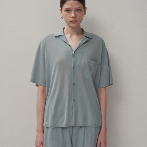 HIGH TWIST COTTON | KNIT SHIRT – ATON | エイトン
