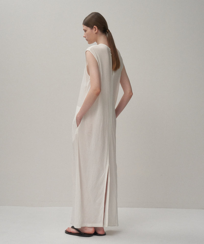 SHRINK FRESCA JERSEY | TANK TOP DRESS – ATON | エイトン