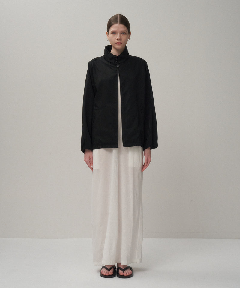 NYLON TWILL | OVERSIZED HARRINGTON JACKET – ATON | エイトン