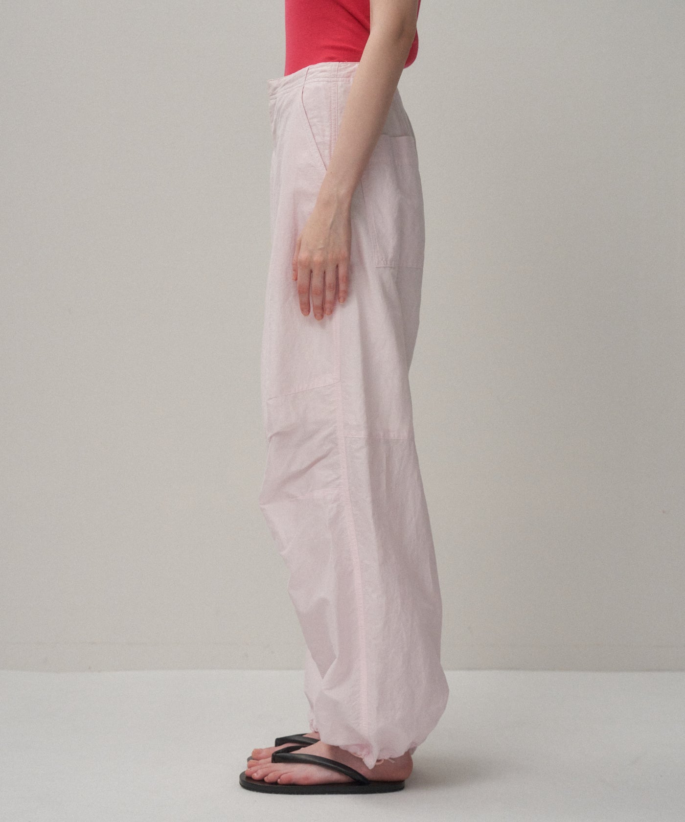 SILK LINEN POPLIN | SNOW PANTS – ATON | エイトン