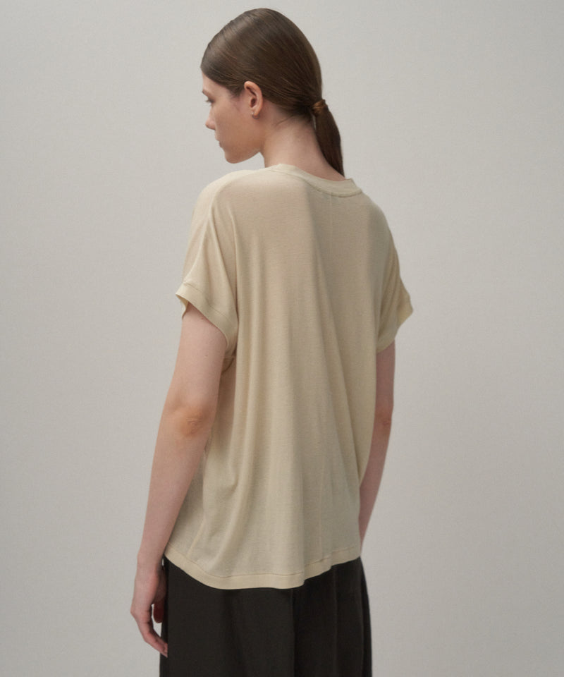 COTTON LINEN FRAISE | OVERSIZED T-SHIRT – ATON | エイトン