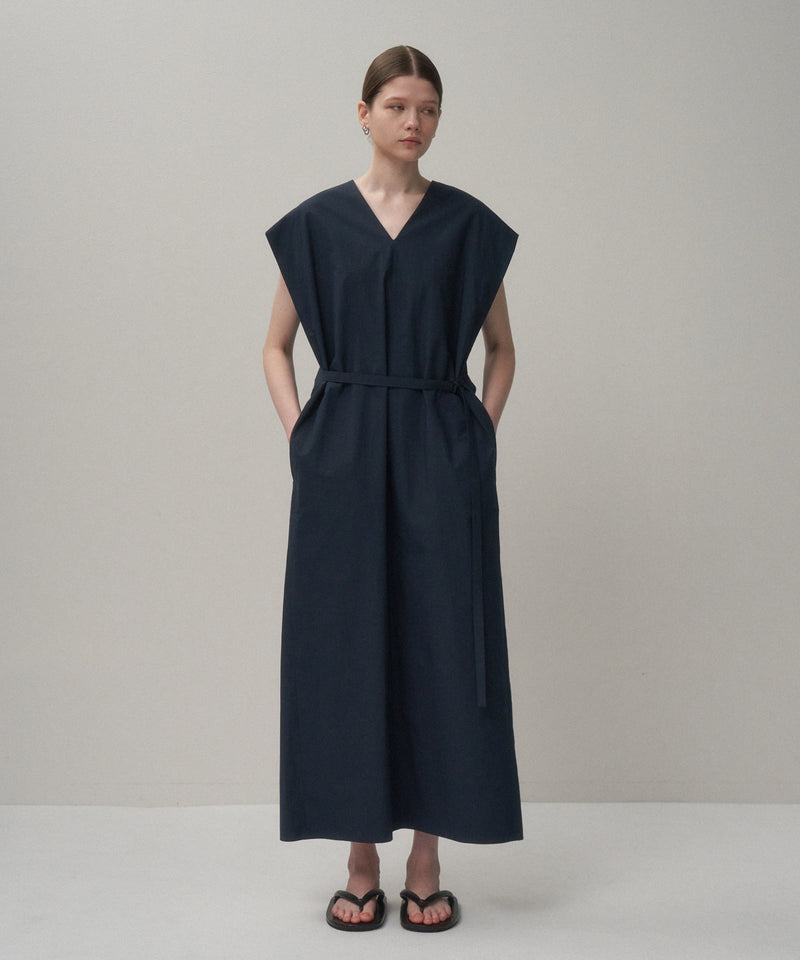 COTTON BROAD | FRENCH SLEEVE DRESS – ATON | エイトン