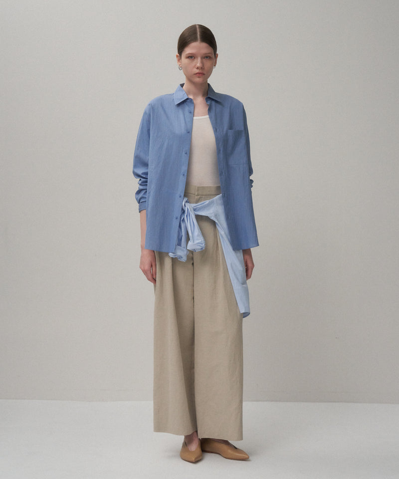 COTTON SILK | STANDARD SHIRT – ATON | エイトン