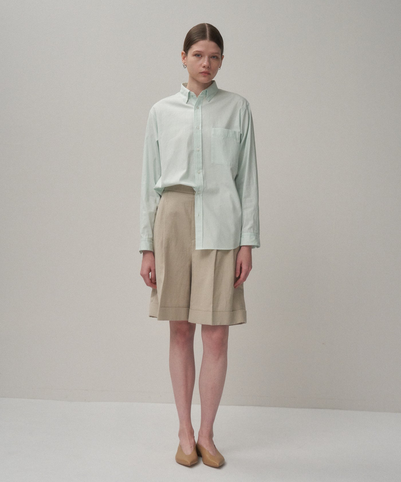 WASHER OXFORD | STANDARD SHIRT – ATON | エイトン