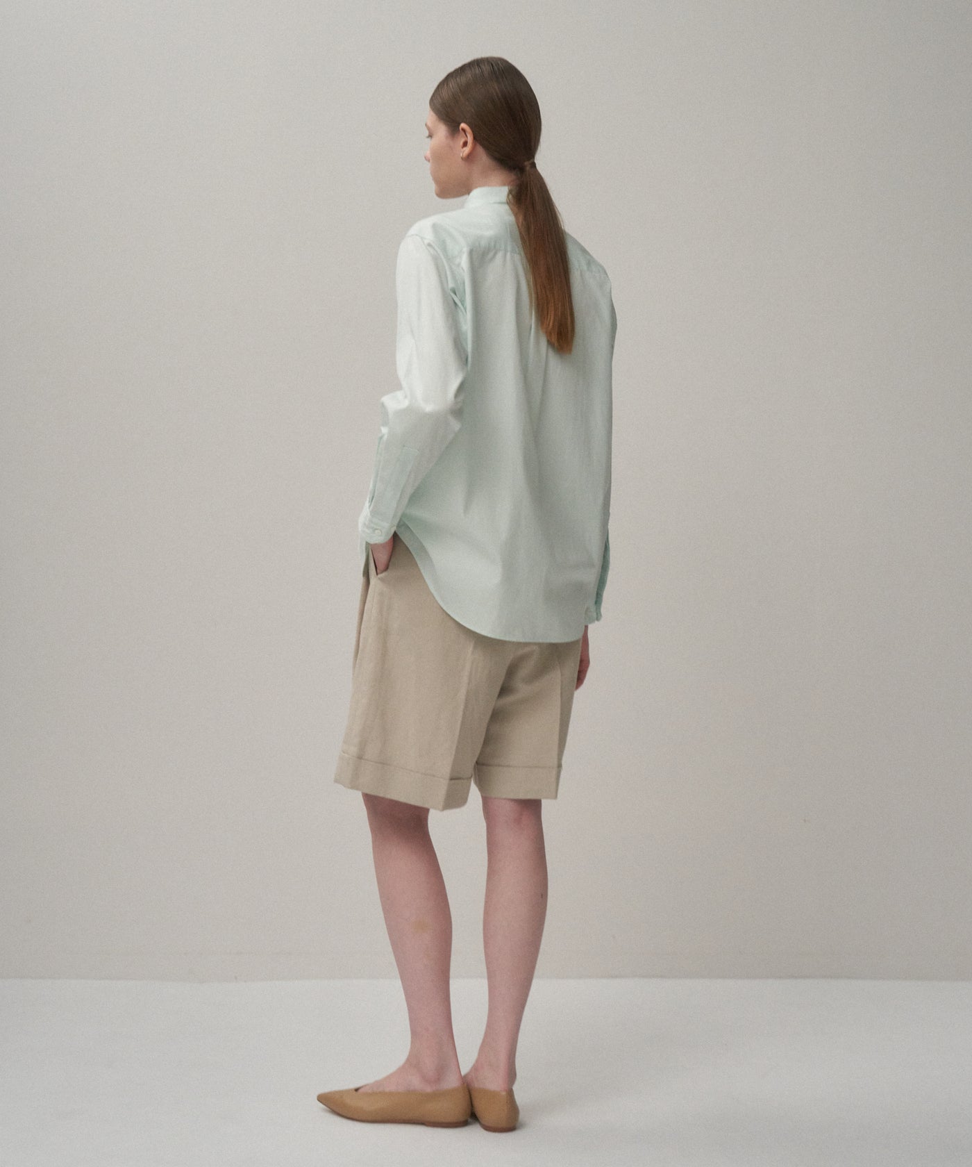 WASHER OXFORD | STANDARD SHIRT – ATON | エイトン