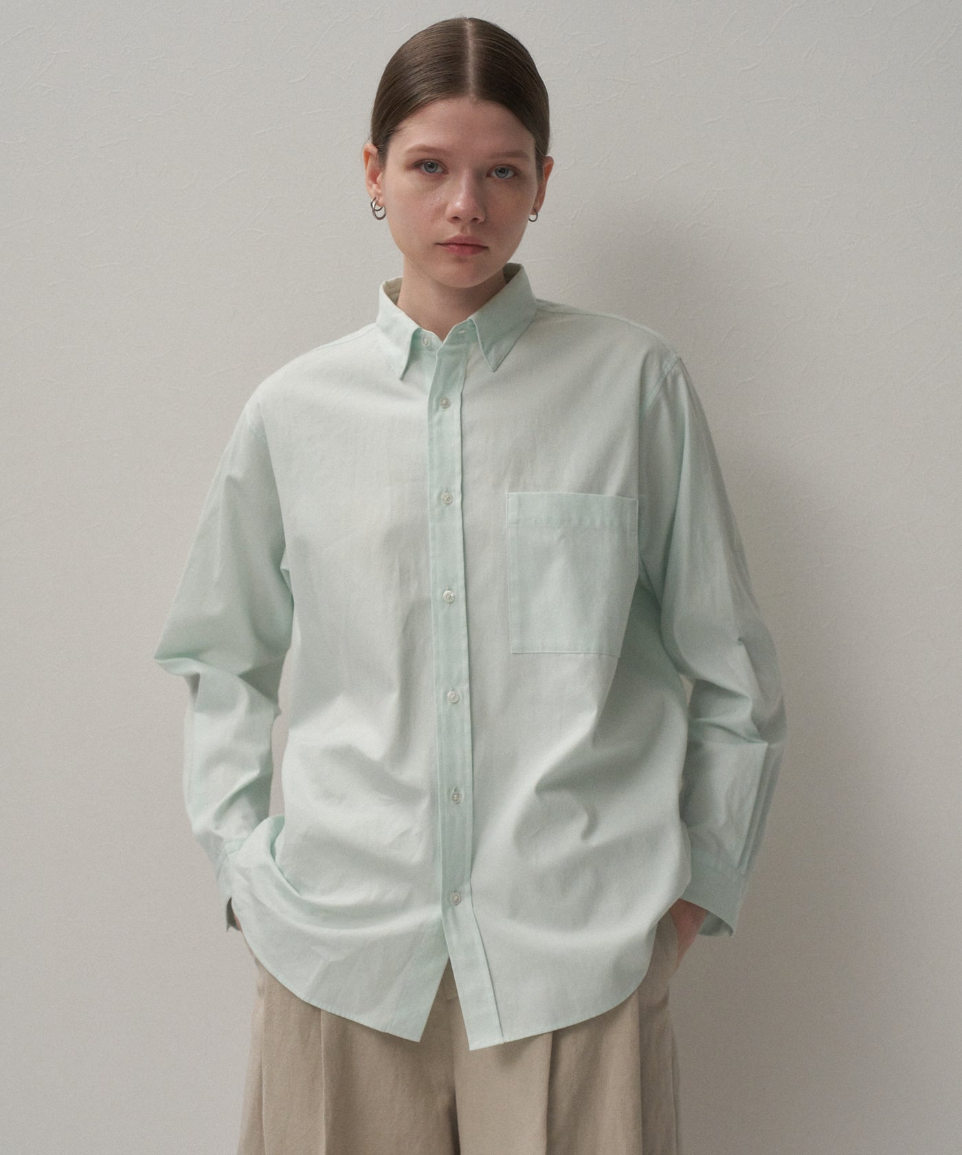 WASHER OXFORD | STANDARD SHIRT – ATON | エイトン