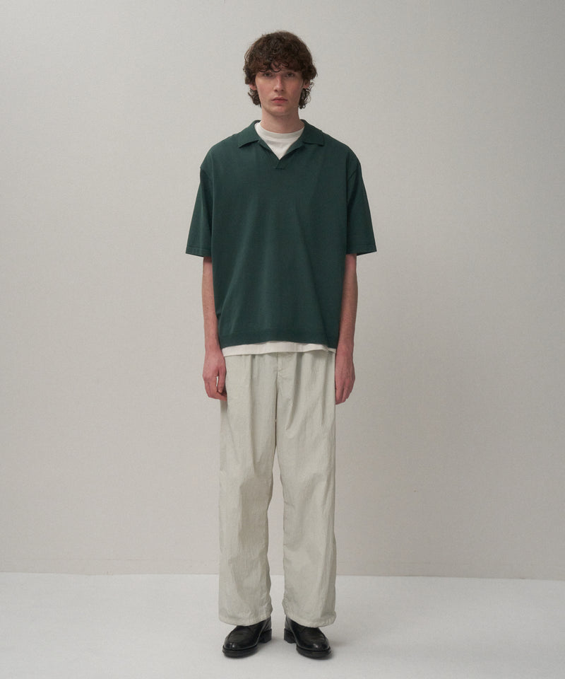 FINE ICE COTTON | SKIPPER POLO SWEATER – ATON | エイトン