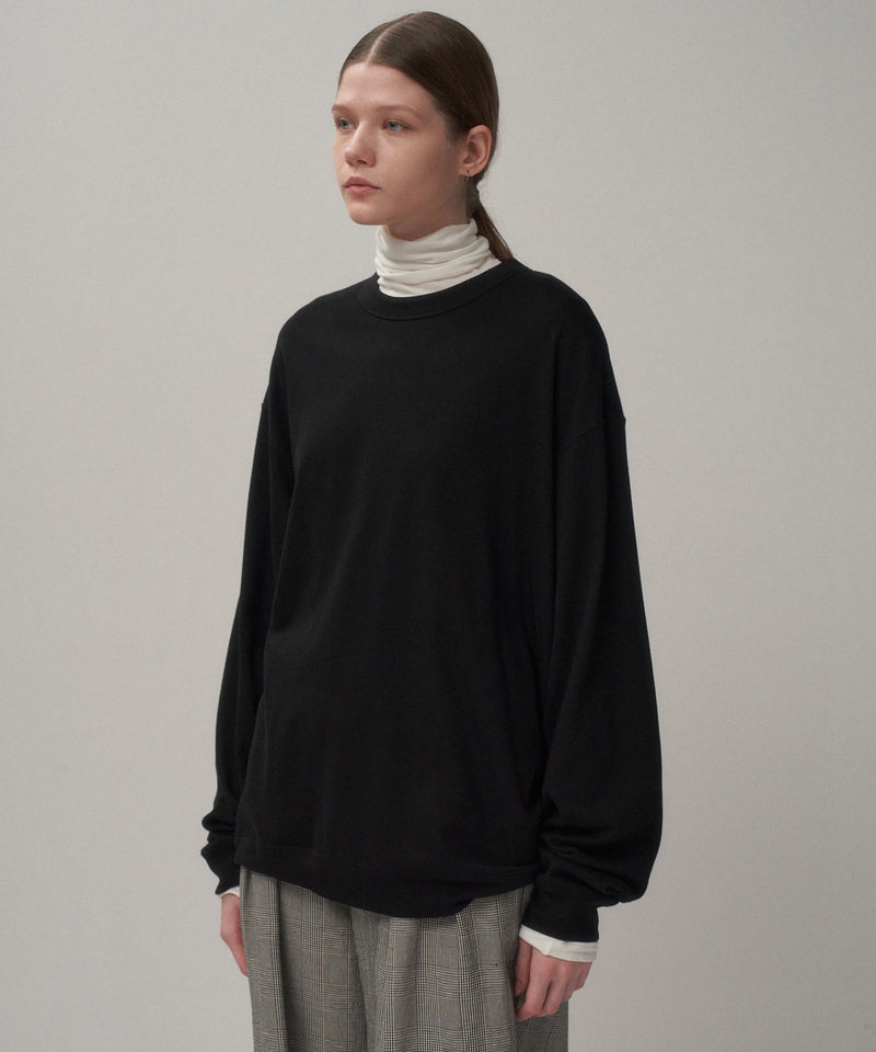 SUVIN DOUBLE JERSEY | CREWNECK PULLOVER – ATON | エイトン