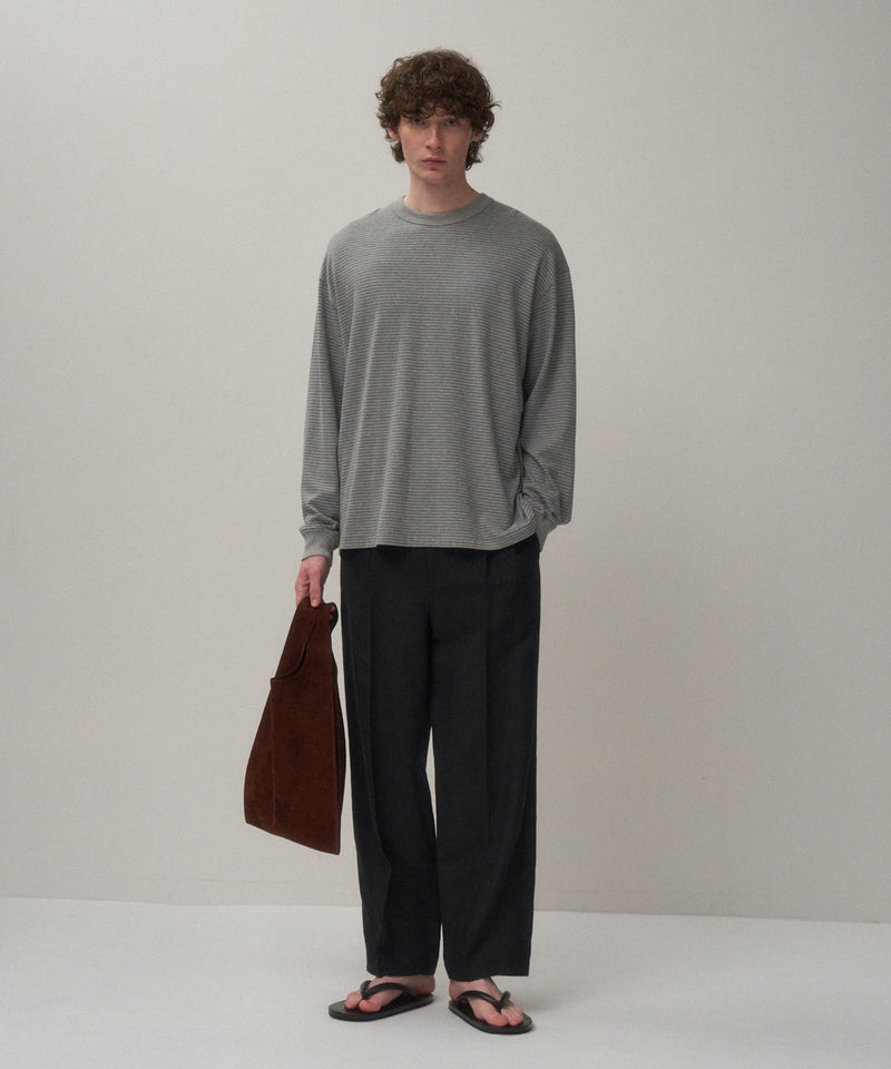 SUVIN DOUBLE JERSEY | CREWNECK PULLOVER – ATON | エイトン