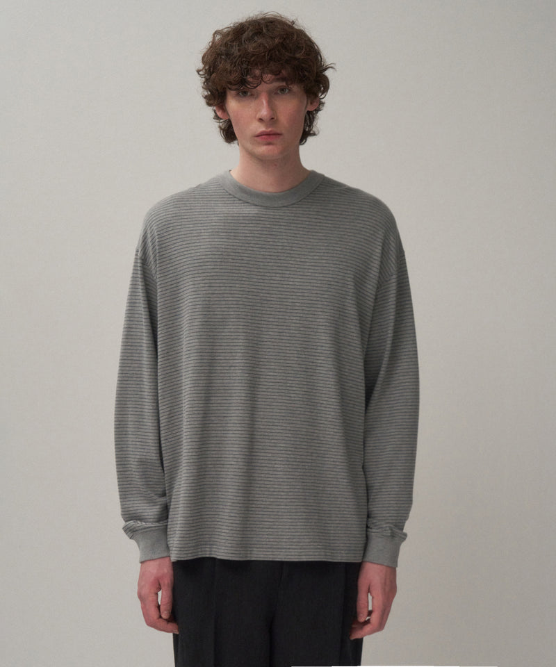 SUVIN DOUBLE JERSEY | CREWNECK PULLOVER – ATON | エイトン