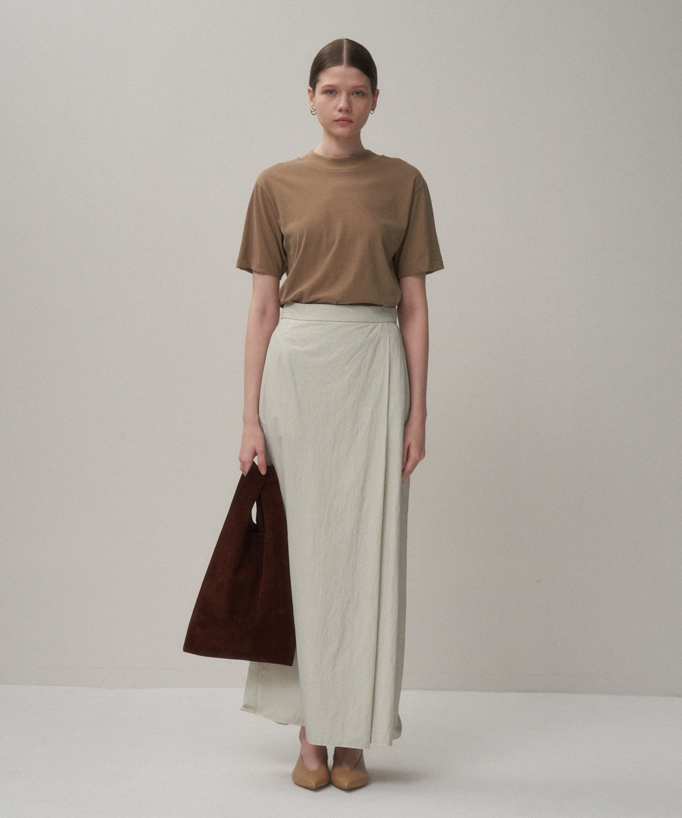 FRESCA NUBUCK | MOCKNECK T SHIRTS – ATON | エイトン