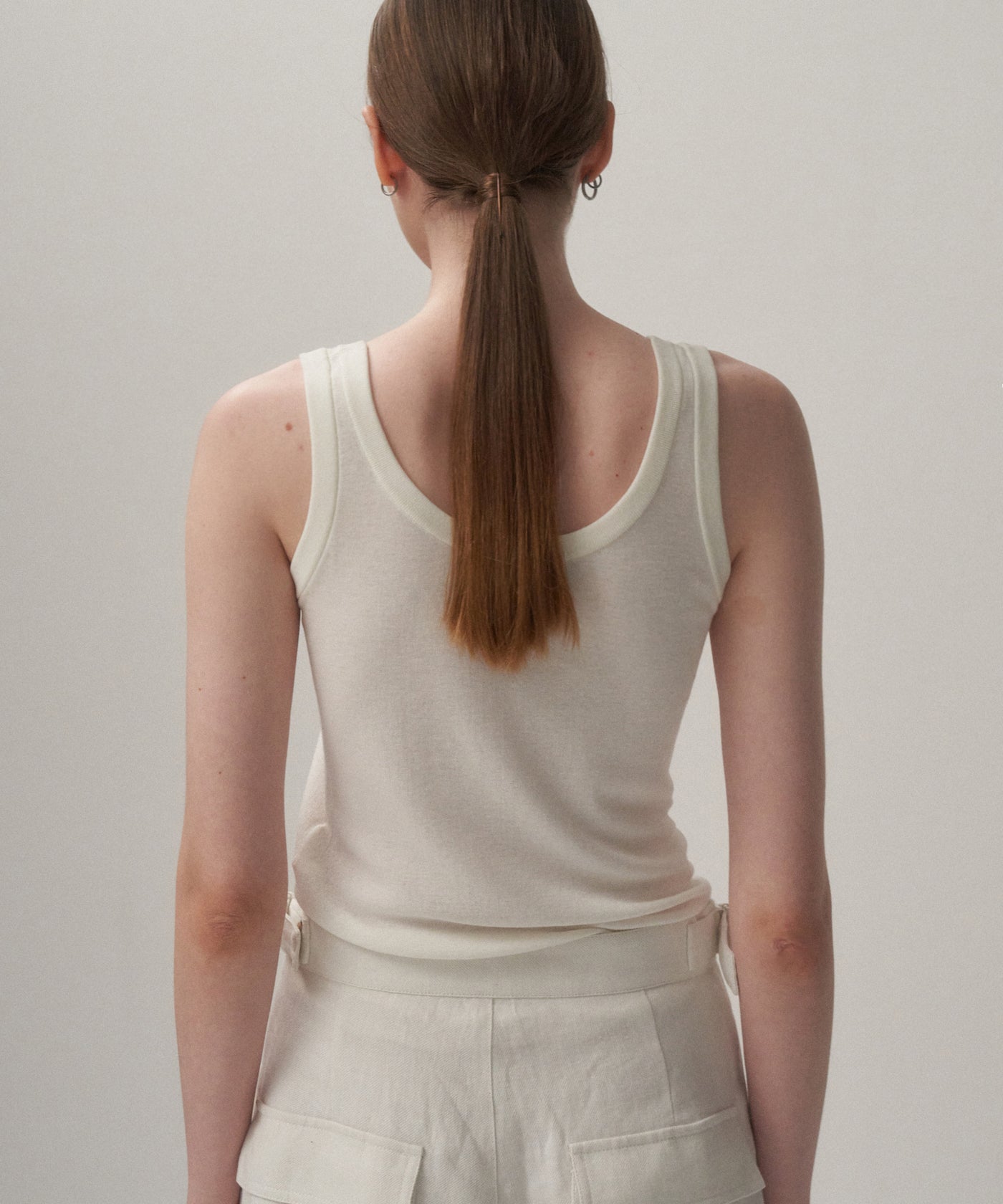 FRESCA CIRCULAR RIB | TANKTOP – ATON | エイトン