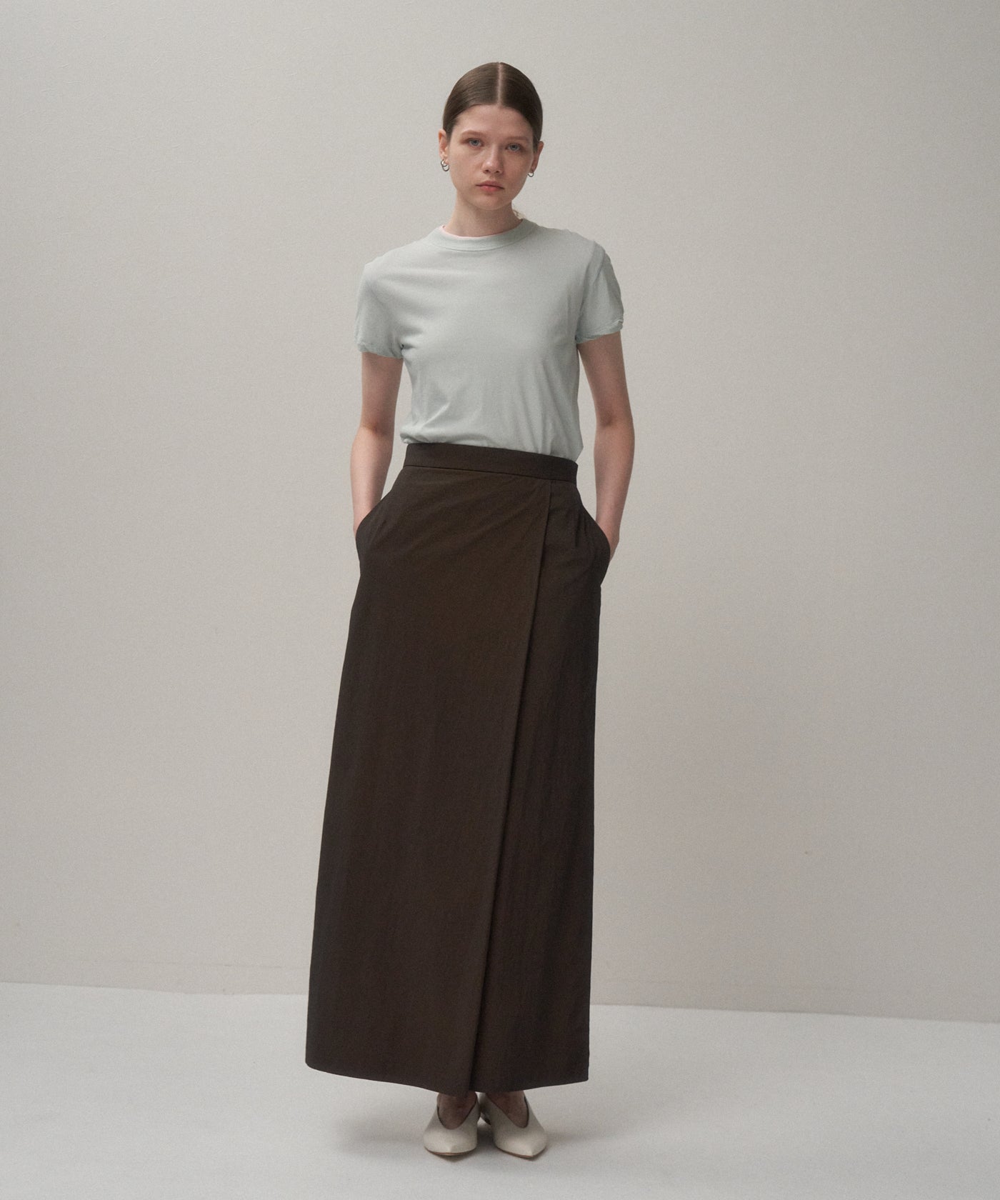 【本日掲載終了】新品 Bent original tired longskirt VISCOSE TWILL DIAGONAL CUTTING LONG SKIRT(XS Black): Vintage