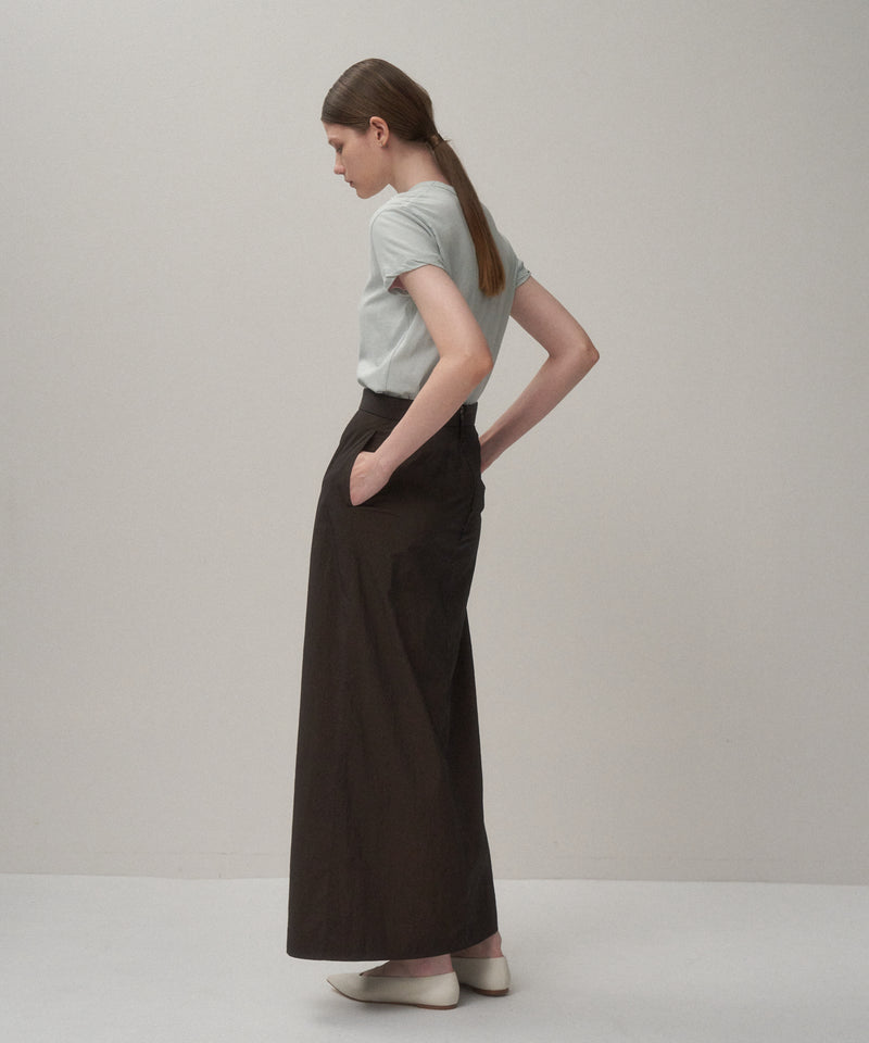 HAND DYED NYLON | WRAPPED SKIRT – ATON | エイトン