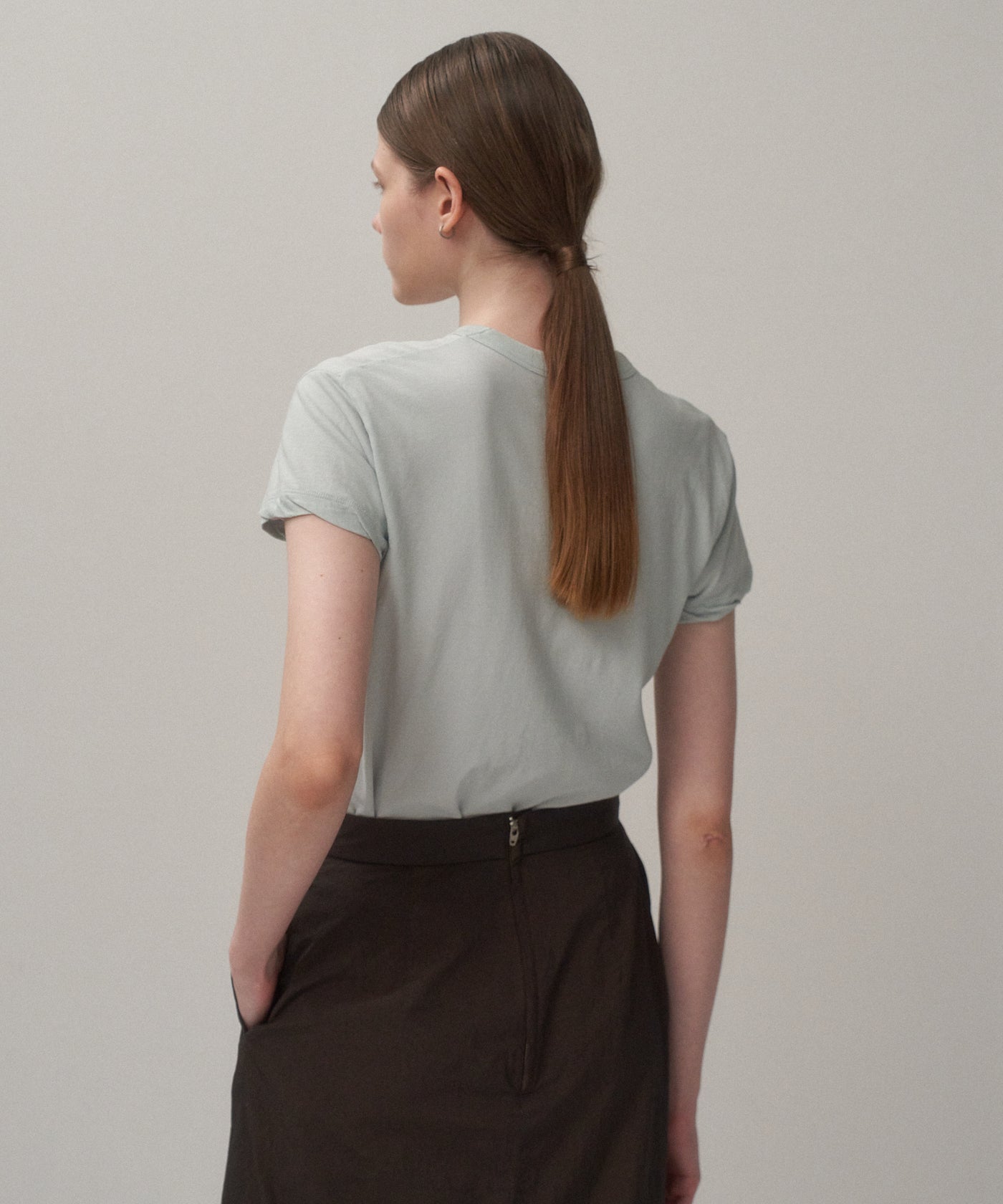 FRESCA SINGLE JERSEY | COMPACT T-SHIRT – ATON | エイトン