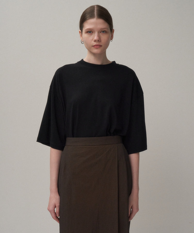 ROYAL WOOL JERSEY | LOOSE FIT T-SHIRT