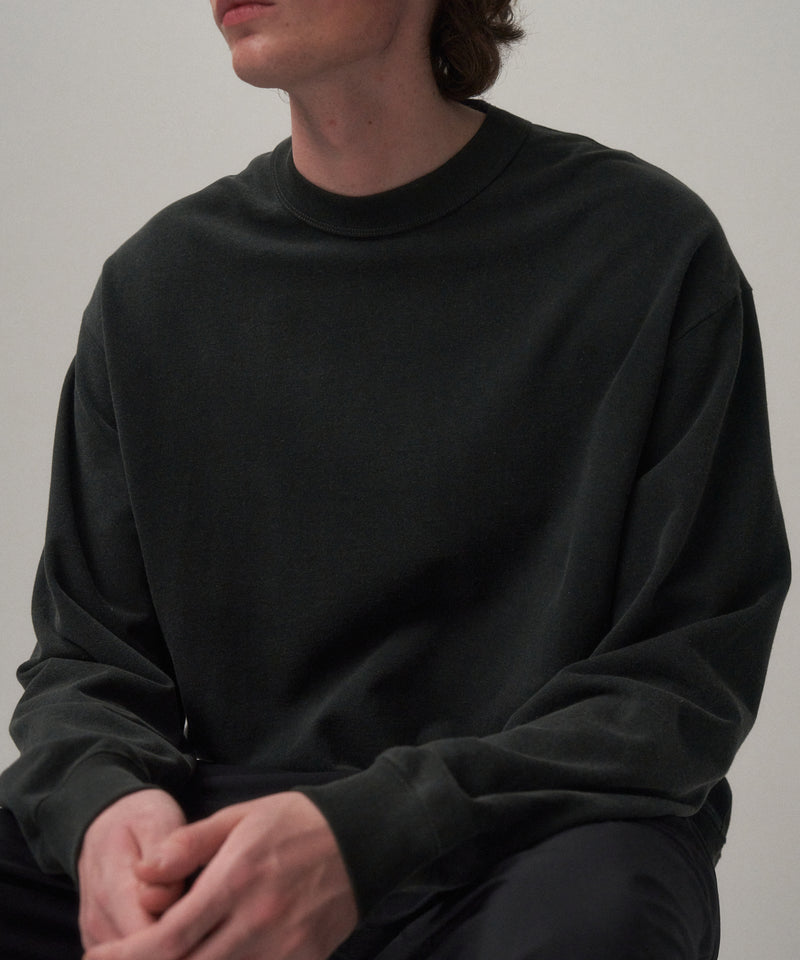 FRESCA URAKE | CREW NECK PULLOVER – ATON | エイトン