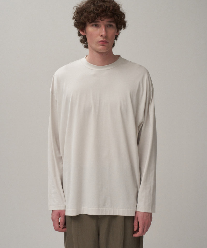 SUVIN60/2 | OVERSIZED LONG SLEEVE T-SHIRT – ATON | エイトン