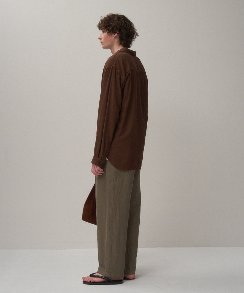 COTTON SILK VIERA | LOOSE FIT SHIRT – ATON | エイトン