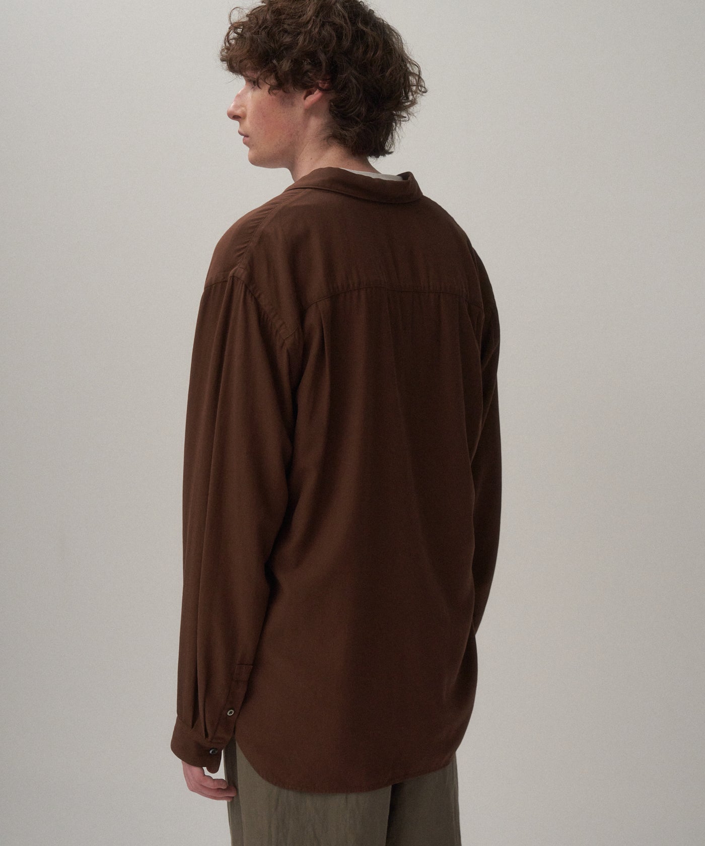 エイトン　Tシャツ　ブラウン　02 B'2nd｜ATON (エイトン) SUVIN 60/2 | OVERSIZED S/S T-SHIRT