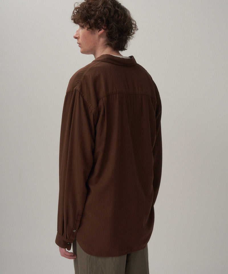 COTTON SILK VIERA | LOOSE FIT SHIRT – ATON | エイトン
