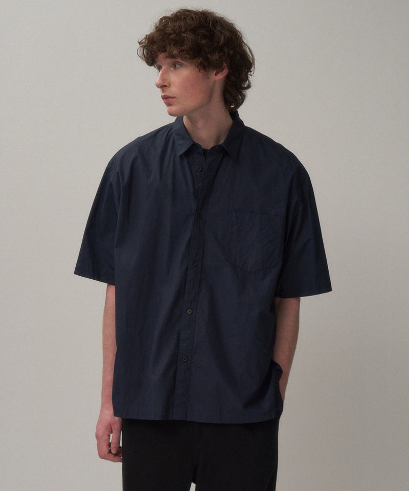 SUVIN BROAD | WASHED HALF SLEEVE SHIRT – ATON | エイトン