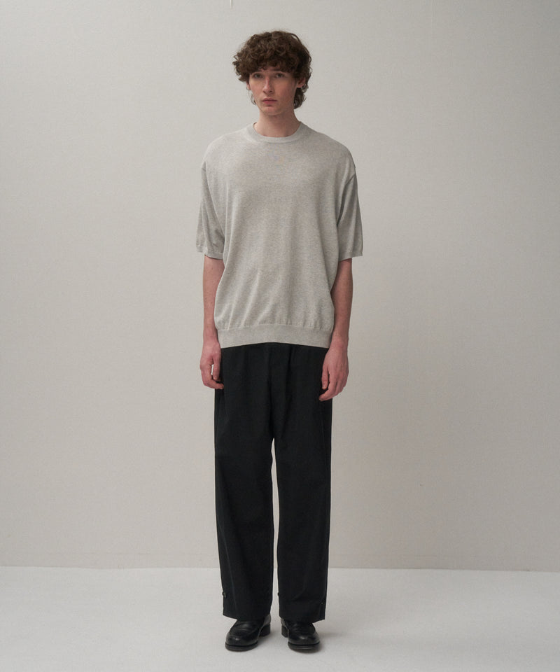 LIGHT TC GABARDINE | WASHED WIDE PANTS – ATON | エイトン