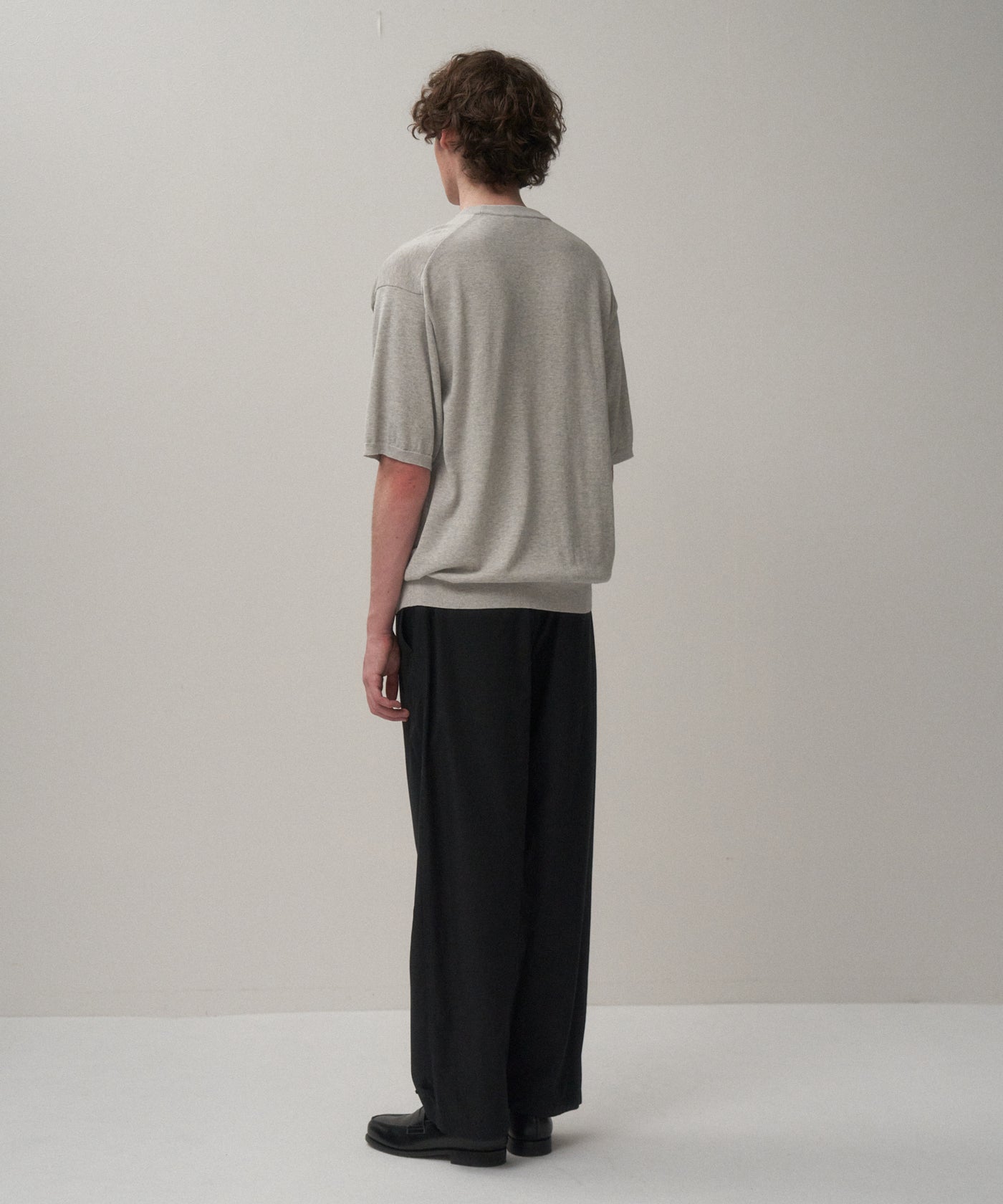 LIGHT TC GABARDINE | WASHED WIDE PANTS – ATON | エイトン