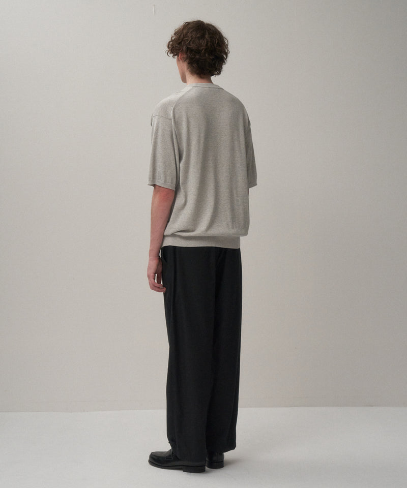 LIGHT TC GABARDINE | WASHED WIDE PANTS – ATON | エイトン