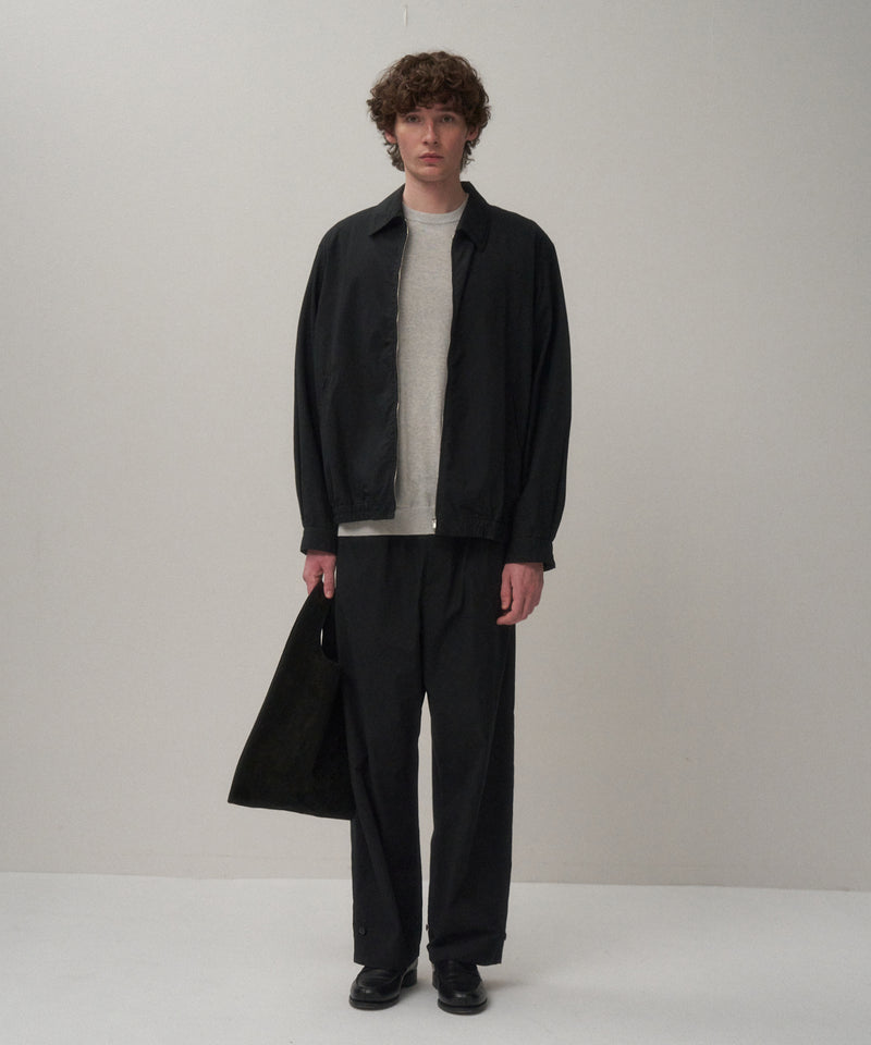 LIGHT TC GABARDINE | WASHED HARRINGTON JACKET – ATON | エイトン