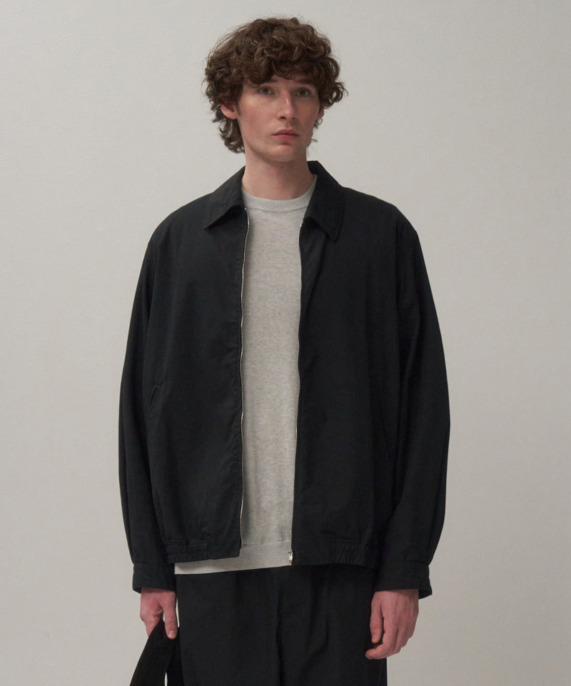 LIGHT TC GABARDINE | WASHED HARRINGTON JACKET – ATON | エイトン