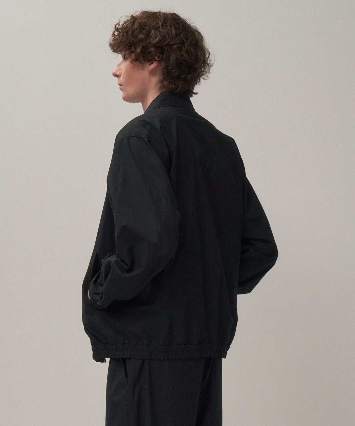 LIGHT TC GABARDINE | WASHED HARRINGTON JACKET – ATON | エイトン
