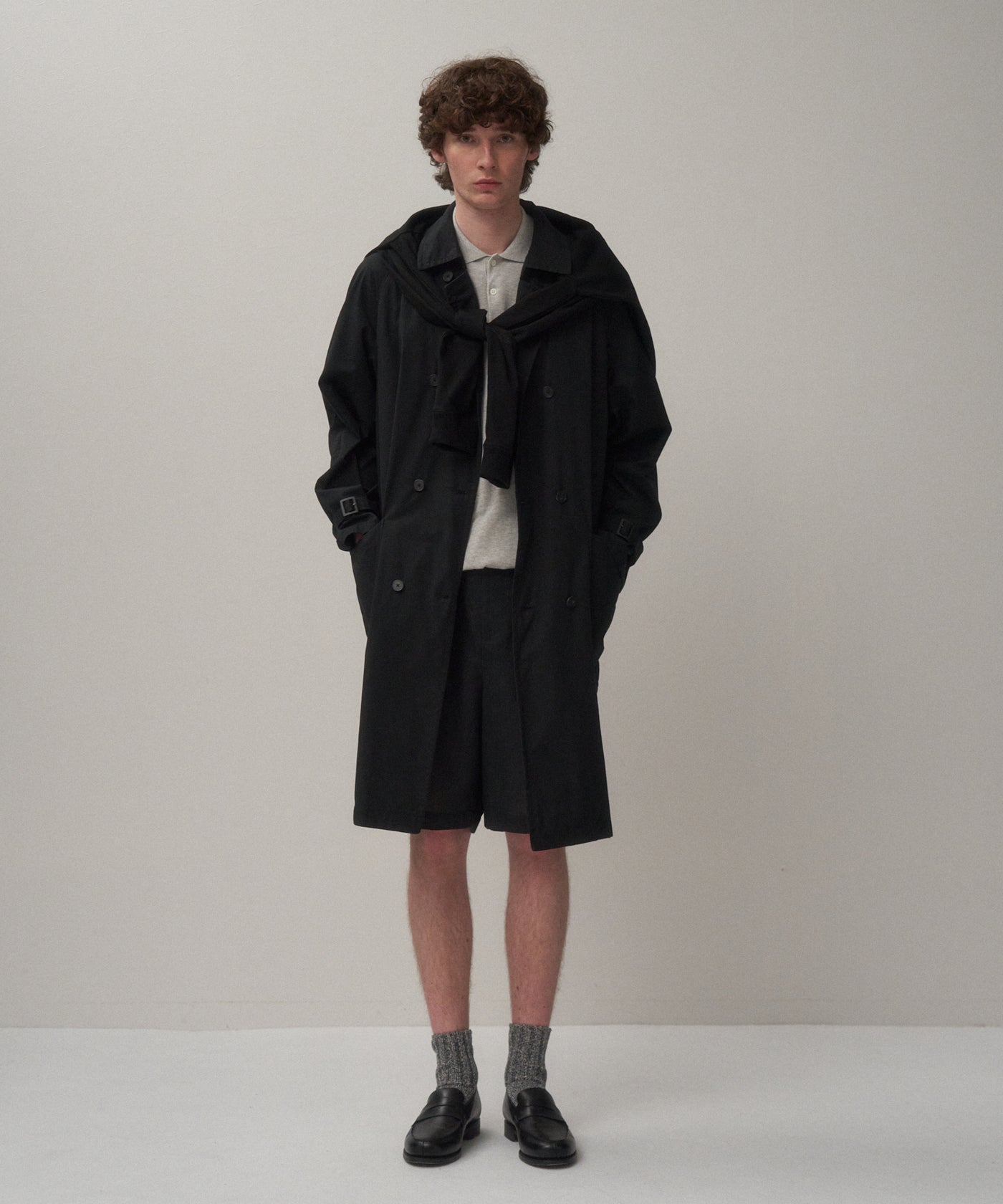 LIGHT TC GABARDINE | WASHED TRENCH COAT – ATON | エイトン