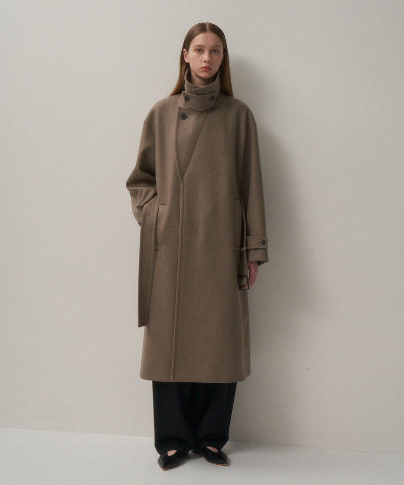 ATON ダブルメルトンコート SUPER 120S DOUBLE MELTON | LONG REEFER COAT – ATON | エイトン