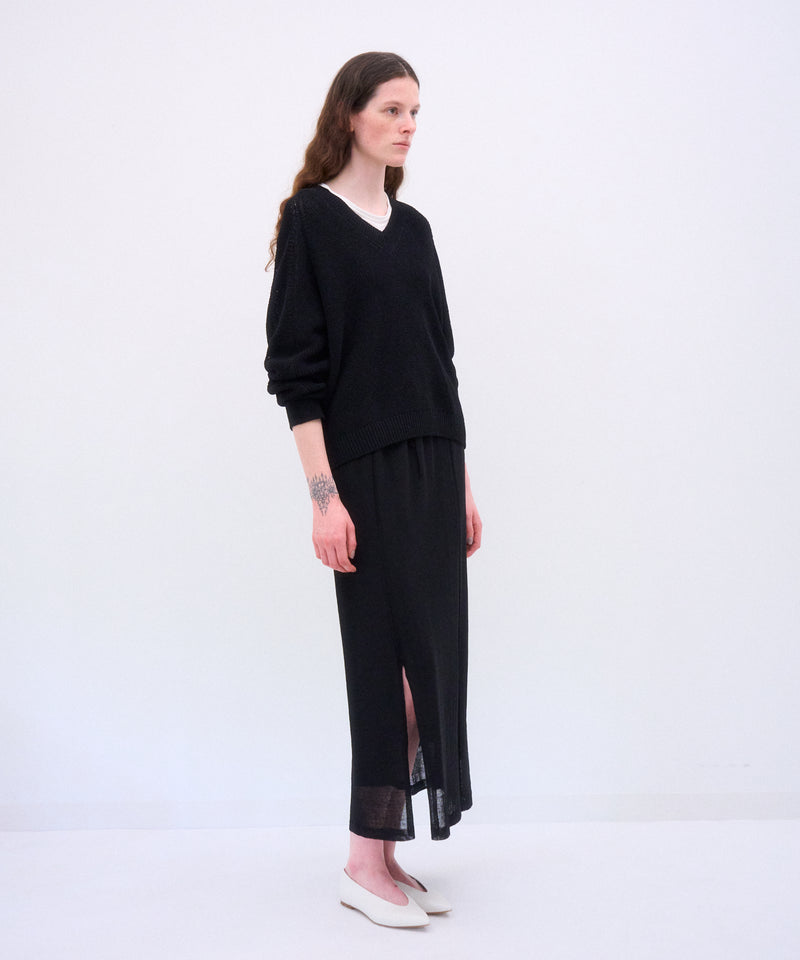 WOOL COVER | V-NECK SWEATER – ATON | エイトン