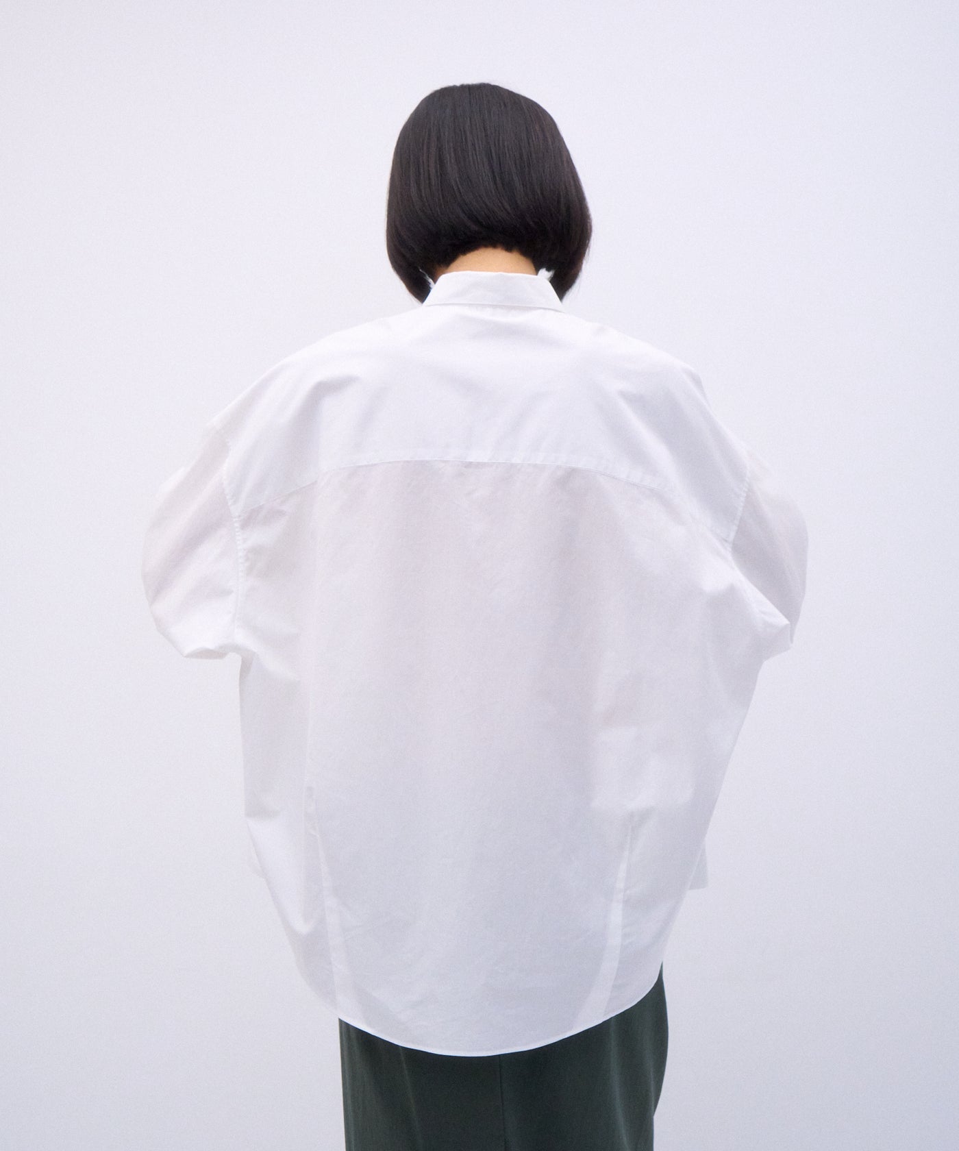 GIZA COMPACT STRIPE | OVERSIZED SHIRT – ATON | エイトン