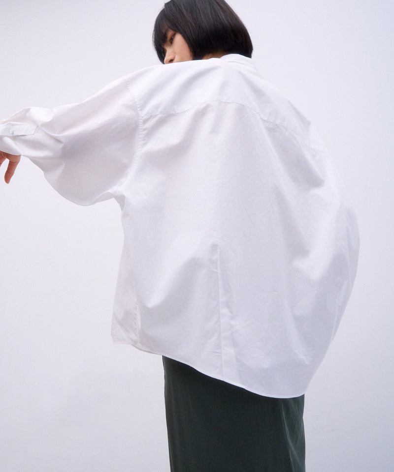 GIZA COMPACT STRIPE | OVERSIZED SHIRT – ATON | エイトン