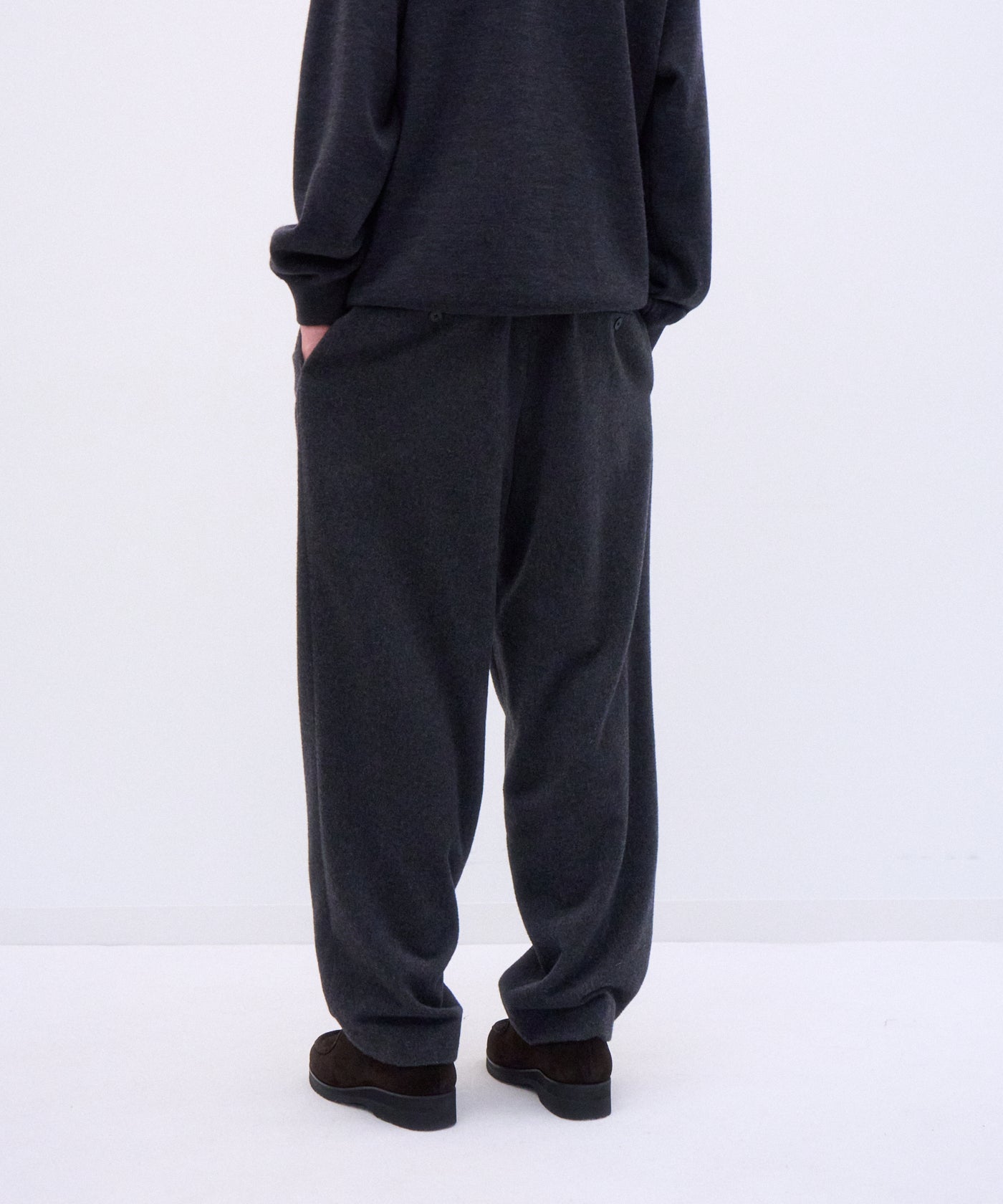 CASHMERE TWILL | STANDARD PANTS – ATON | エイトン